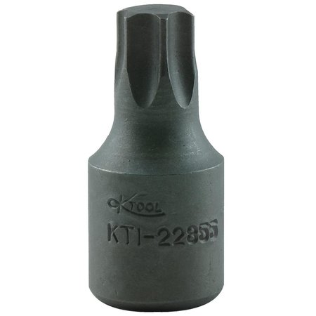 K-TOOL INTERNATIONAL Torx Socket, 3/8", T55 KTI-22855